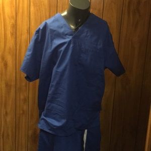Royal blue scrub set 2XL 3 complete sets available